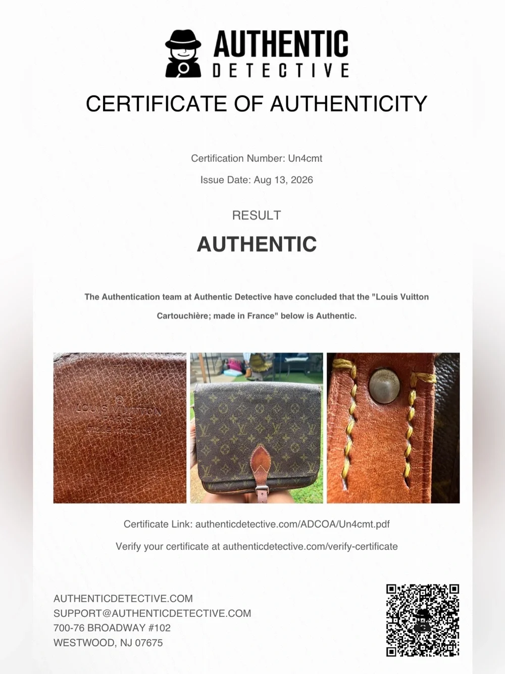 1980’s Vintage Louis Vuitton Cartouchière Purse